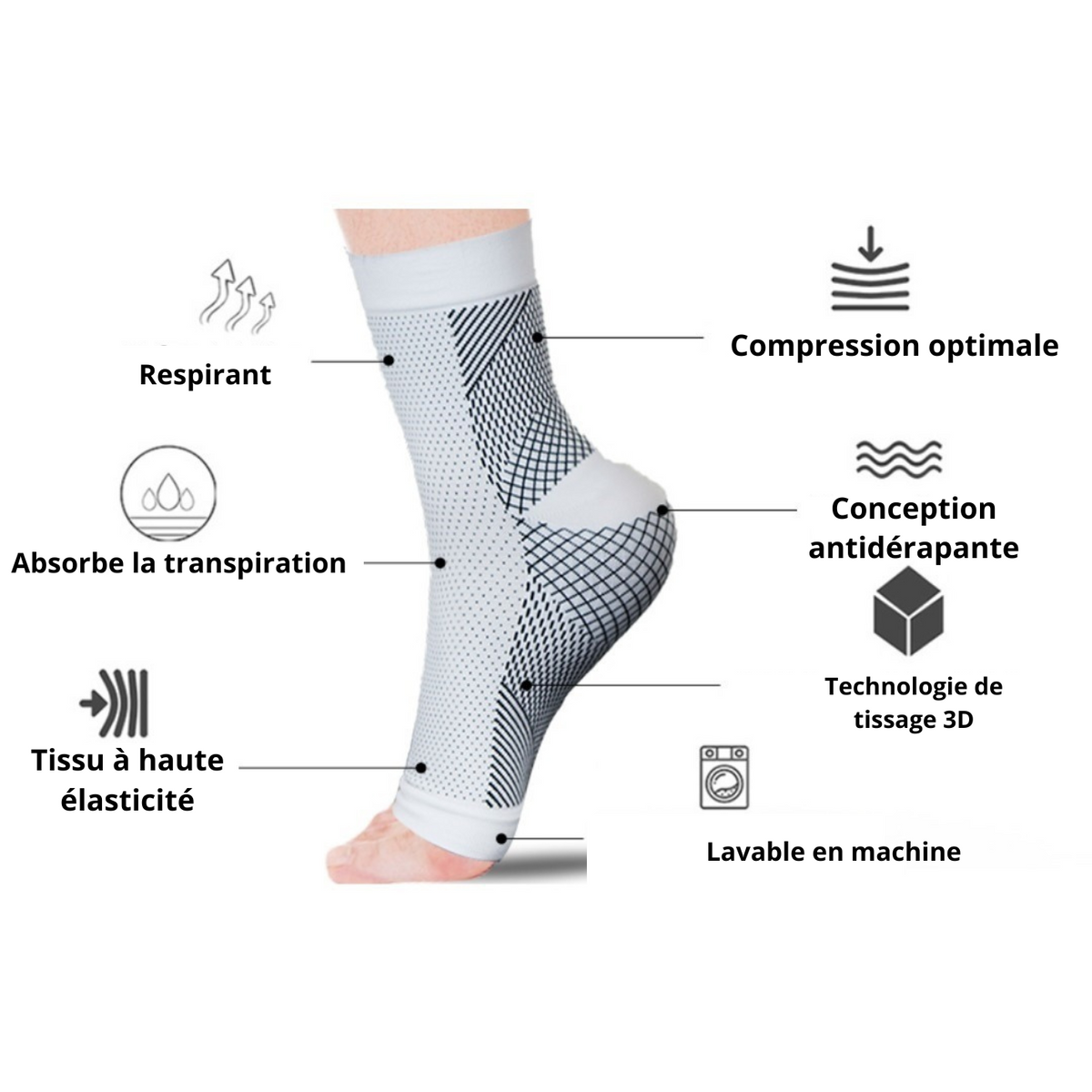 Chaussettes de Compression NeuroFitPro